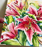 Pink Stargazer Lilies - Original Watercolour Painting - Floral Wall Art - Image 6
