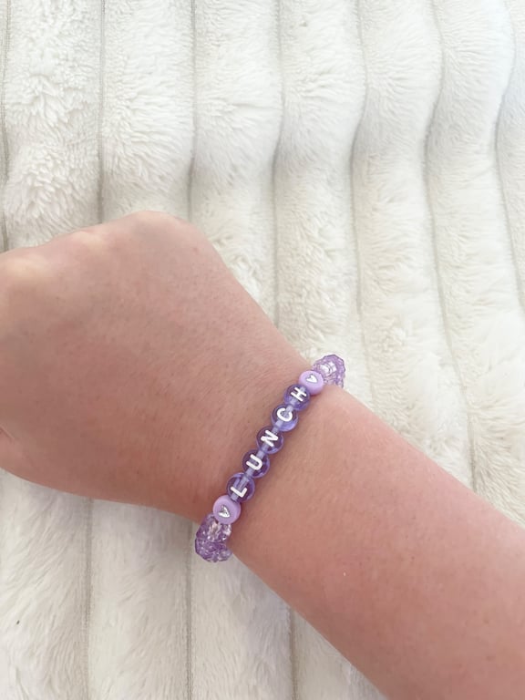 Lunch Themed Billie Eilish Bracelet