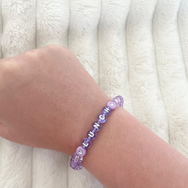 Lunch Themed Billie Eilish Bracelet