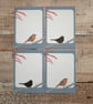 Robin and Blackbird Gift Notes - Set of 4 Sheets - Image 2