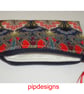 Purse  Art Deco Nouveau Liberty Fabric Ianthe Red Coin Credit Card - Image 2