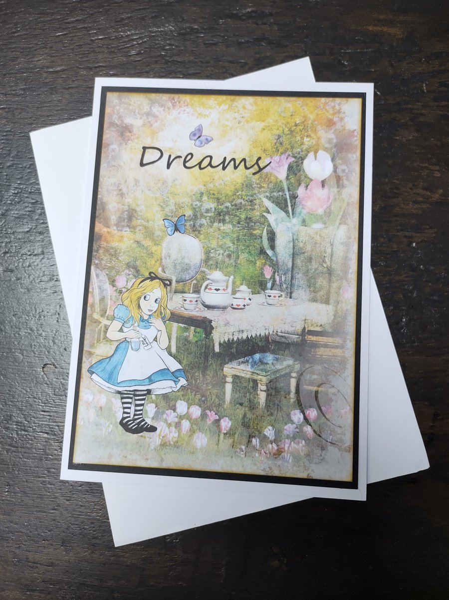 Alice Card,C5 card, Flat card for posting,