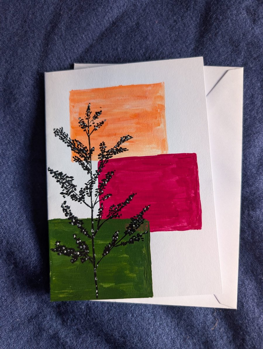 Hand Painted Card 