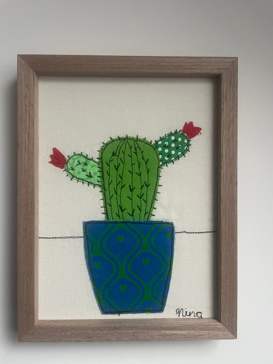 Textil cactus picture