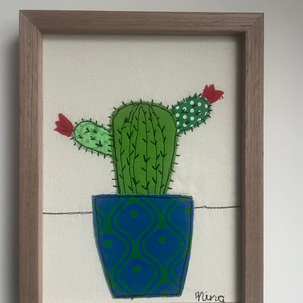 Textil cactus picture