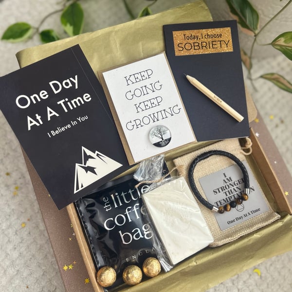 Mens Sobriety Box