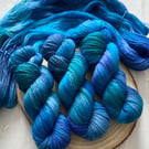 CLEARANCE: Hand Dyed Yarn, 4ply Merino Nylon.