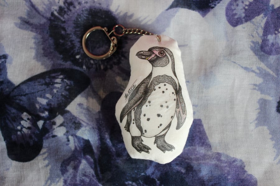 Penguin Plush Keyring Bird Bag Charm Accessory