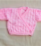 Crossover Ballerina Cardigan for a Baby Girl, Prem Size Available, Custom Make - Image 6