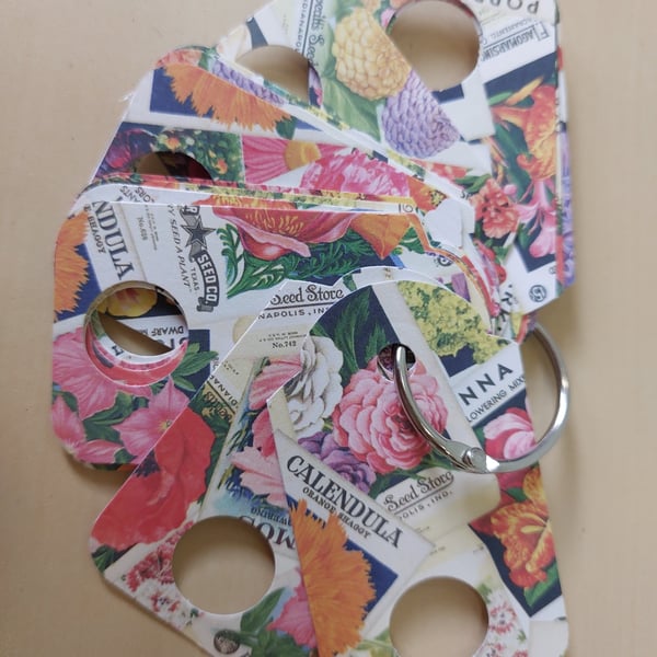 Embroidery Floss Thread Drop Organiser Seed Packet Pattern           