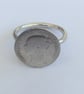 Young Victoria Threepence Ring - Image 1