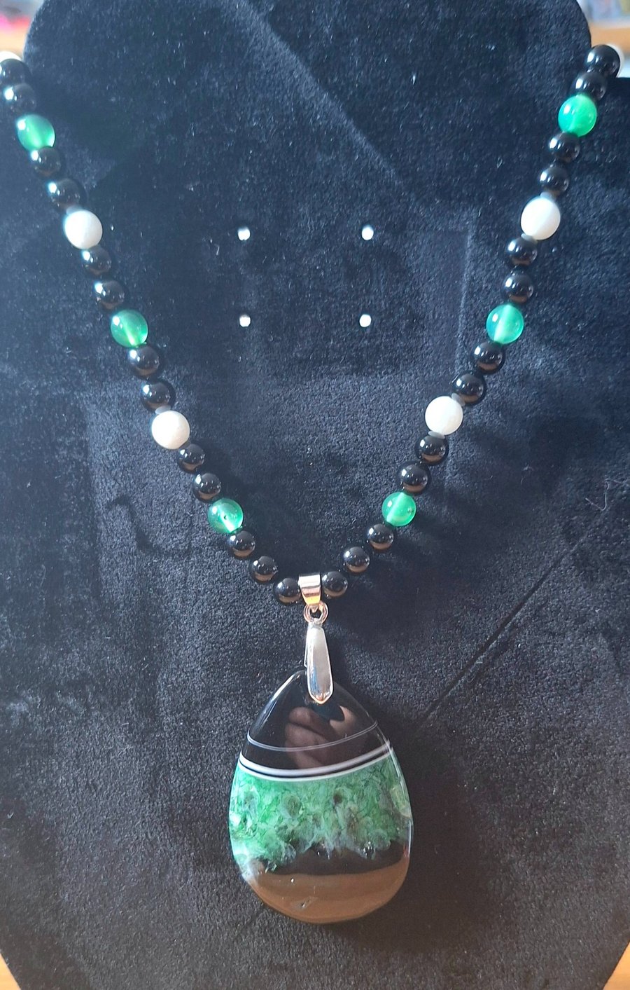 Gemstone necklace