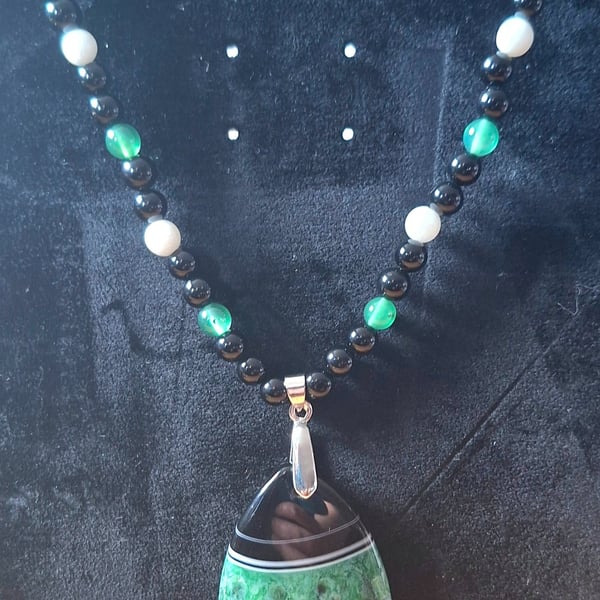 Gemstone necklace