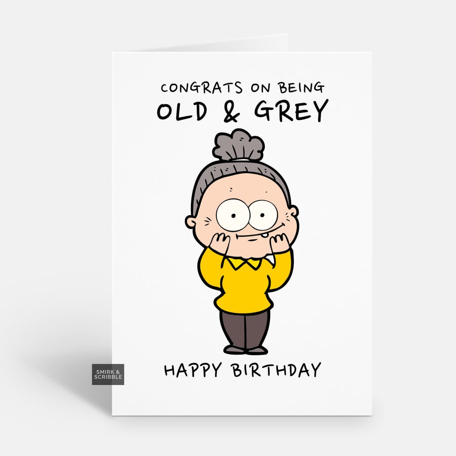 Unique Funny Birthday Card For Him Or Her 