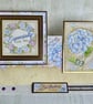 Birthday Card for Him or Her.  Hydrangea Birthday Card. Easel Card. - Image 6
