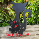 Black Cat Clock