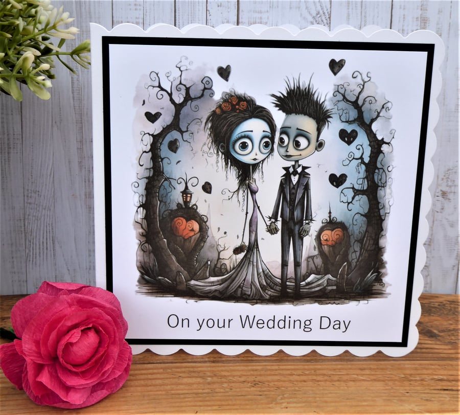 C4753   Zombie Wedding Card