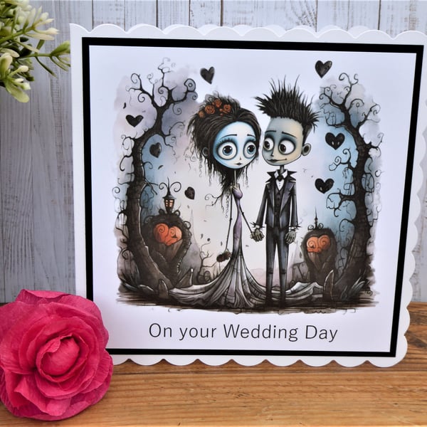 C4753   Zombie Wedding Card