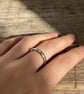 Sterling Silver Gypsy Set Gemstone Ring  - Image 6