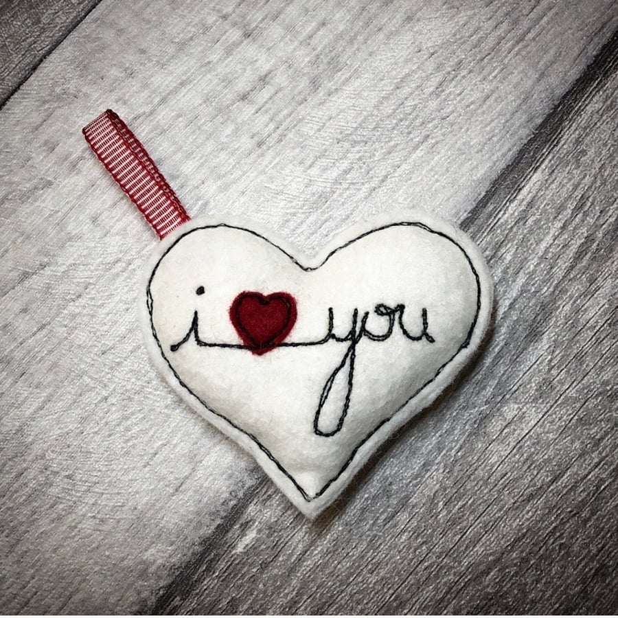 Hanging Heart, Valentine Gift, I Love You