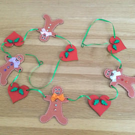 Christmas Gingerbread Men Bunting