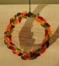 Fused Glass Autumn Wreath - Image 1