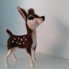 Fawn collectable ooak wildlife needlefelting artist,needle felted 