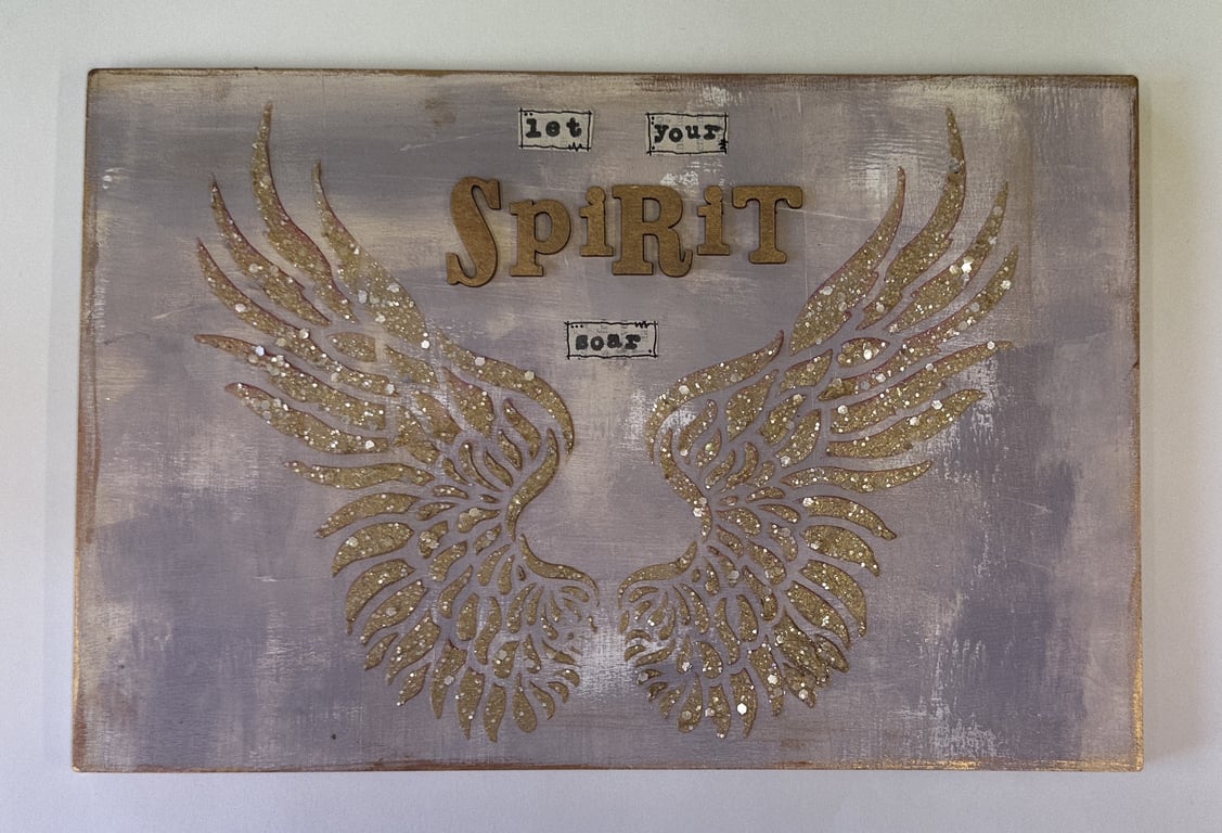 Spiritual Angel Wing Artwork