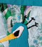 Padded case for phone, kindle etc.  Peacock bag - Image 5