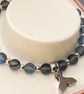 Mermaid Iridescent Stretch Bracelet with Stainless Steel Mermaid Tail Charm - Image 7