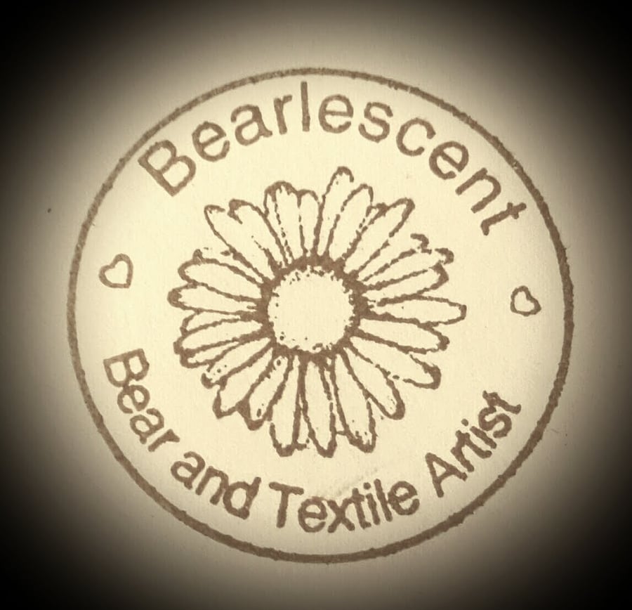 Commission for Tanya, Memory Bear made to order from loved ones clothing