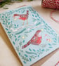 Pack of 4 Folk Robins Christmas cards - Image 4