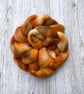 Corriedale Hand Dyed Spinning Fibre Pumpkin Spice 100g - Image 2