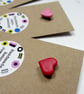 Sending love Heart mini pin - Image 2