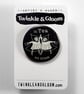 'In Tea we trust' Artwork Badge