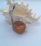 Chestnut Brown Ceramic Cube Key Ring,  Teacher's Gift, Brown Key Ring, Key Ring  - Image 6