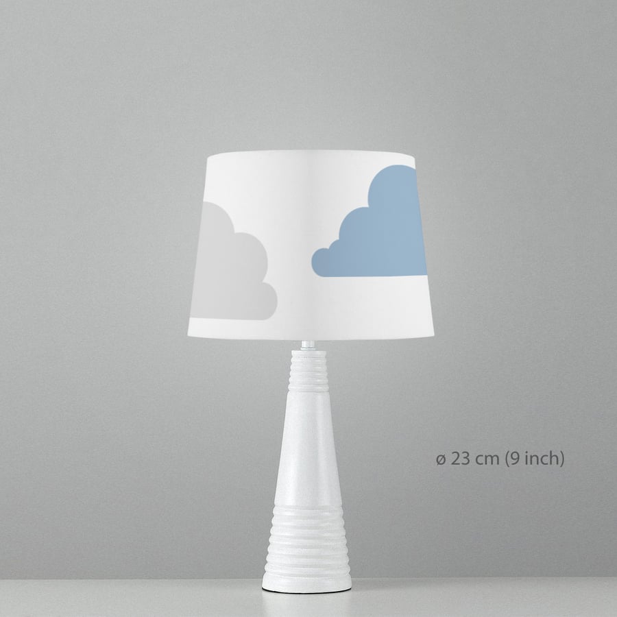 Clouds Lampshade. Diameter 23cm (9in). Ceiling or floor, table lamp