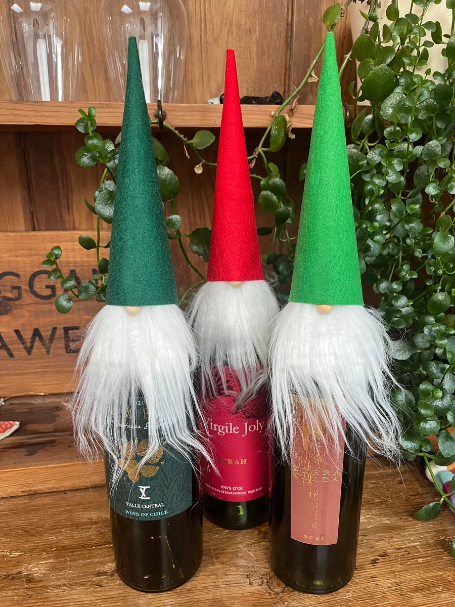 Christmas Gonk Bottle Toppers