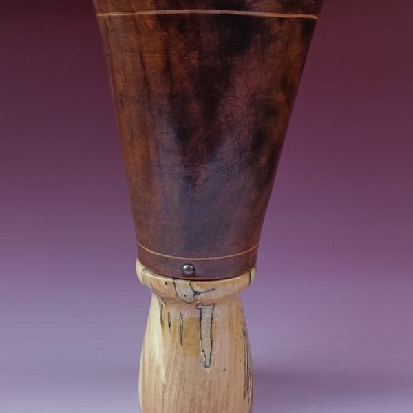 Beech & Leather Goblet (451)