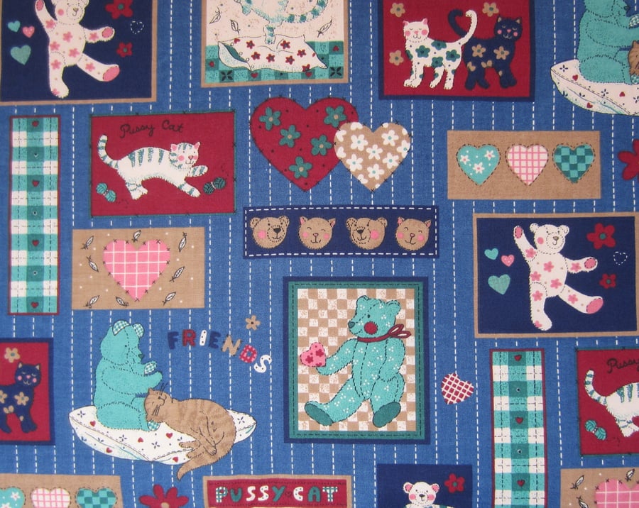 Teddy Bears and Cats FQ