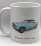 Borgward Isabella 1960 - 11oz Ceramic Mug - Plain or Stripe Design - Image 7