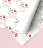 Westie west highland terrier birthday gift wrap - Image 2