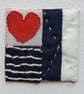 No 11 Miniature Textile Art Quilt - Image 2