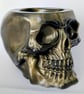Resin Skull Bowl - Metalic Gold - Image 3