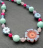 Spring Colours Necklace With Semi Precious Gemstones Sterling Silver - Image 1