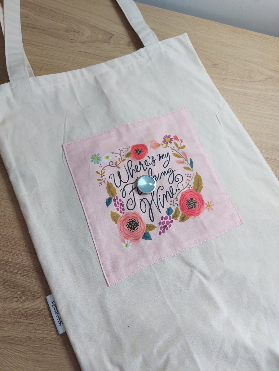 Where's my f-cking wine tote bag 