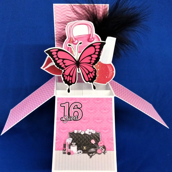 Girls 16th Birthday Card