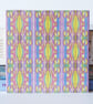Multicoloured Leaf Pattern Ceramic Tile Trivet with Cork Backing - Image 1