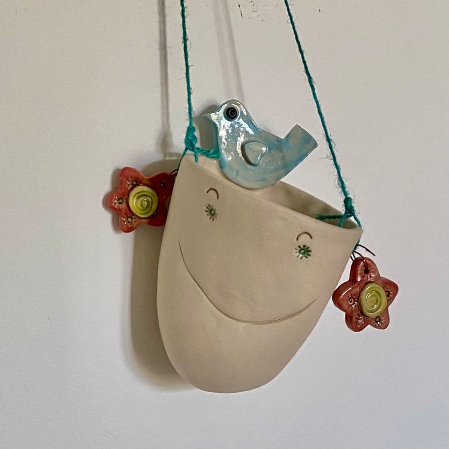 Hanging indoor planter