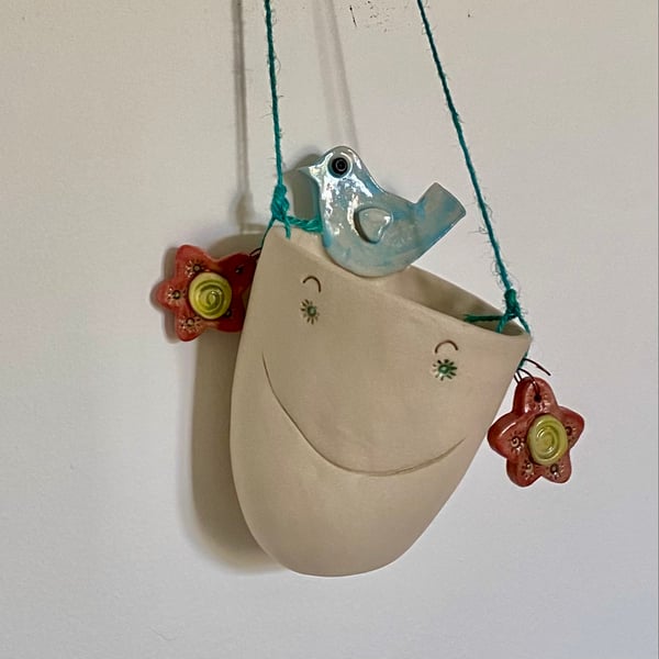 Hanging indoor planter